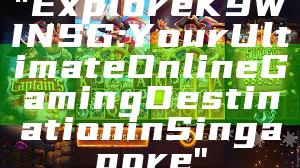 "Explore K9WIN SG: Your Ultimate Online Gaming Destination in Singapore"